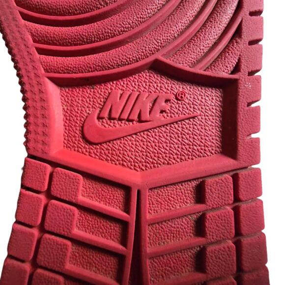 Nike Air Jordan 1 Sneakers I Youth Size 5 I Mid GS Gym Red Black White Boys - Picture 9 of 12